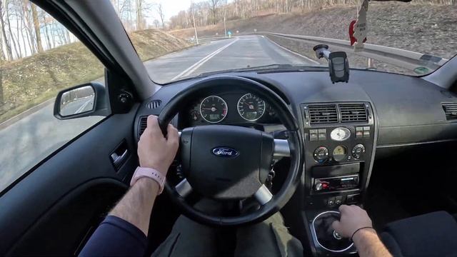 2002 Ford Mondeo [2.0 16V 145HP] |0-100| POV Test Drive #1631 Joe Black