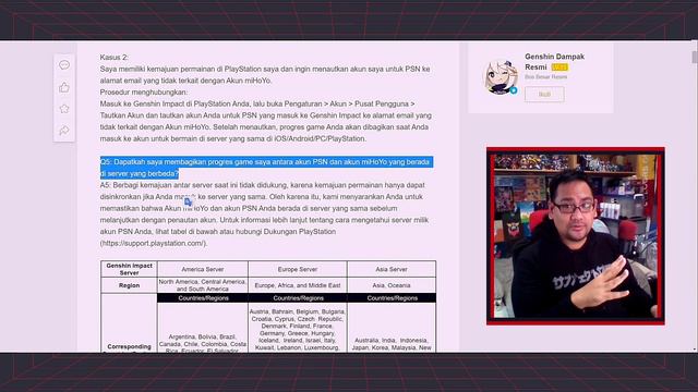 Ngomongin Cross Save PSN - Mihoyo Account di Genshin Impact смотреть онлайн