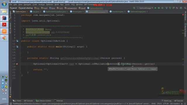 Java8实战视频 17Optional之flatMap，综合练习，Optional源码剖析 高清 1080P смотреть онлайн
