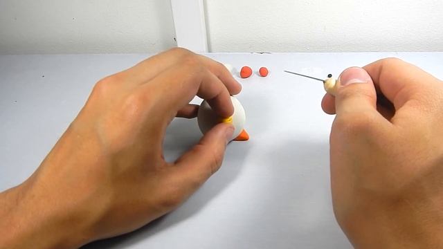 Cómo hacer una gallina de plastilina paso a paso fácil, explicado, arcilla polimérica. смотреть онлайн