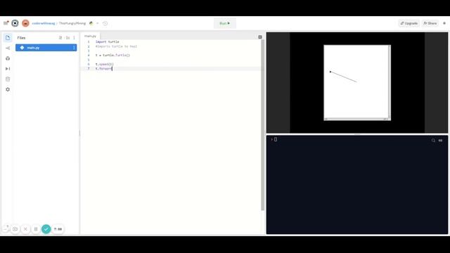 Python Turtle Graphics Tutorial смотреть онлайн