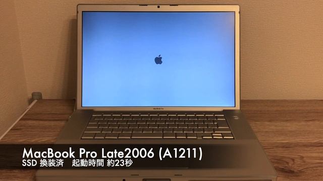 【旧いMacBook ProにSSD搭載】MacBook Pro Late2006 start up SSD смотреть онлайн