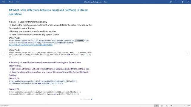 Difference between map() and flatMap() of Stream API in Java 8 смотреть онлайн