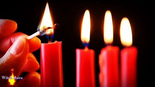 Магия скрученных, красных свечей. смотреть онлайн