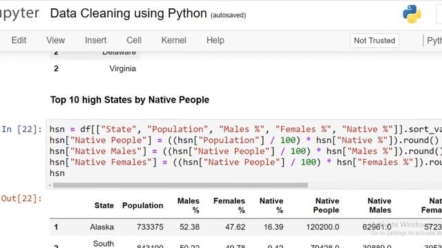 Data Cleaning on United States Census using Python смотреть онлайн