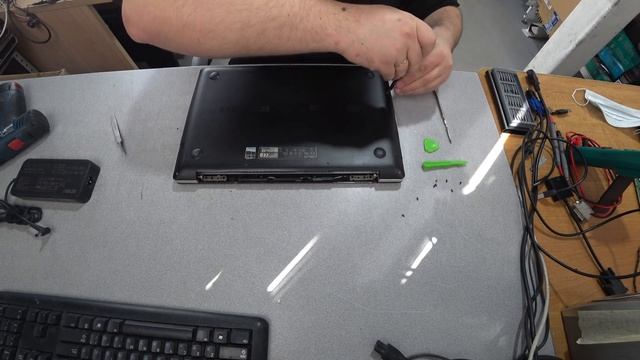 Asus n550j разборка, чистка смотреть онлайн