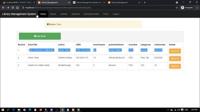 Library Management System Using PHP and MySQL with Full Source Code смотреть онлайн
