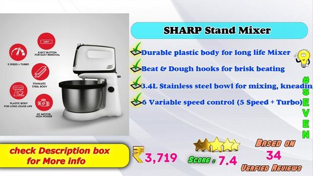 ✅ Top 7 Best Stand Mixer In India 2023 With Price |Stand Mixers Review & Comparison смотреть онлайн