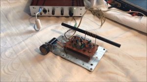 Приемник прямого преобразования с ферритовой магнитной антенной.