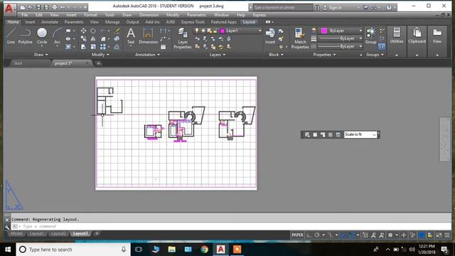 step 3 how to draw a viewport & adjust the scale in the viewport using AUTOCAD (ALL VERSIONS) смотреть онлайн