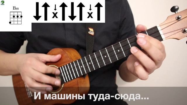 КИНО - МУРАВЕЙНИК разбор на укулеле смотреть онлайн