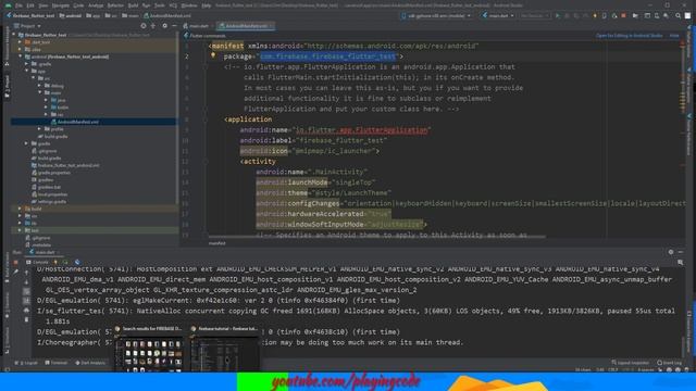FIREBASE INITIAL SETUP IN FLUTTER APP смотреть онлайн