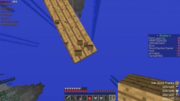 Minecraft Hacked Client (Fake) Reborn v0.6 DOWNLOAD + SRC