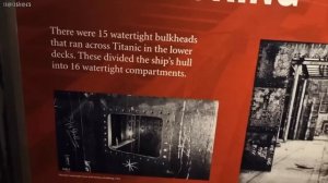 INSIDE TITANIC MUSEUM IN BELFAST - NORTHERN IRELAND