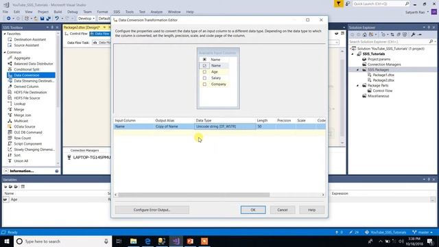 24 SSIS Execute SQL Task (Result Set : Single Row) | SQL Server Integration Services смотреть онлайн