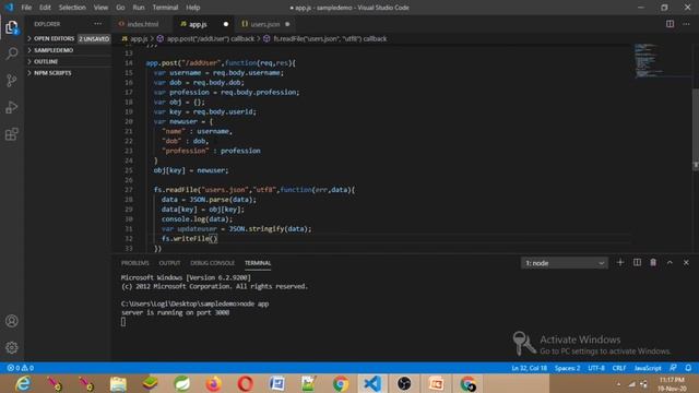 CRUD REST API Using Node JS and Express JS in Tamil | Restful API Tamil | Node JS Tutorial in Tamil смотреть онлайн