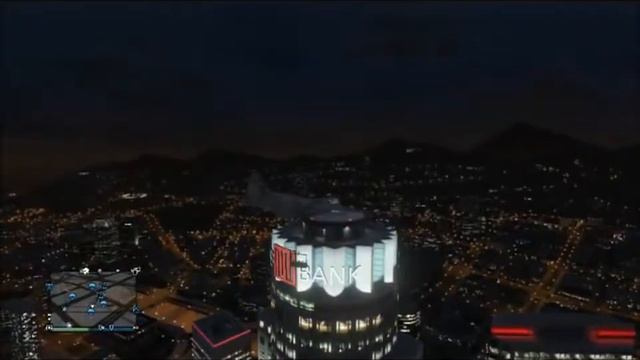 Landing a TITAN Plane on the Maze Bank in GTA 5 смотреть онлайн