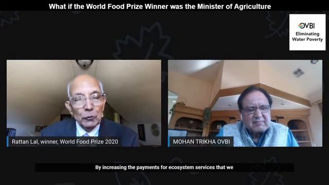 Dr. Rattan Lal, World Food Prize Winner, has some 'World-Saving' advice - #EliminatingWaterPoverty смотреть онлайн