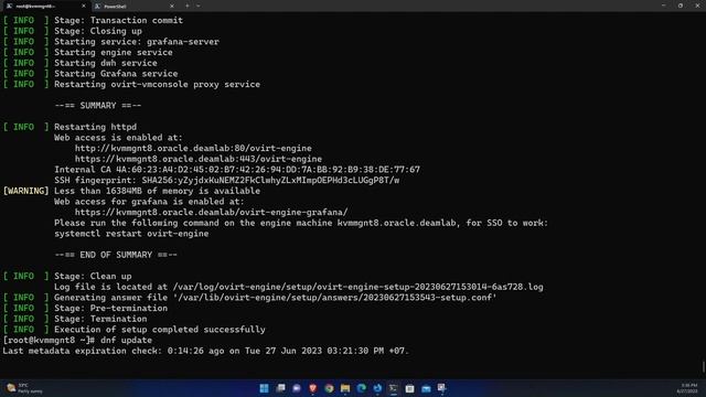 Upgrade Oracle Linux Virtualization Manager Engine смотреть онлайн
