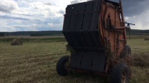 Работа и качество рулонов после пресс-подборщика ПРП-1,6А