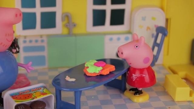Свинка Пеппа куда изчезла пицца??! жуткая история мультик для детей смотреть онлайн