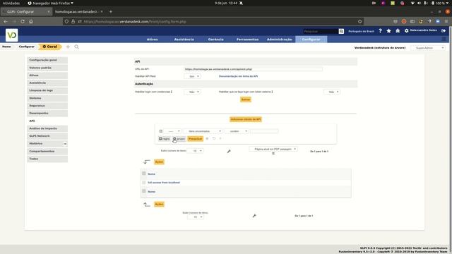 Configurar API do GLPi e seus Conectores смотреть онлайн