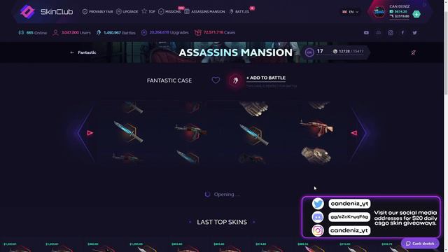 13.000$ 'AWP | Dragon Lore' KATLADIM ! 🔥 | SKINCLUB PROMO CODE ! SKINCLUB KASA AÇILIMI ! skinclub смотреть онлайн