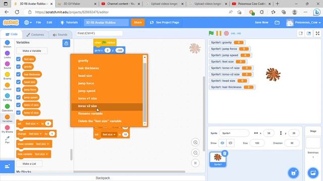 How to Create 3D Roblox Characters on Scratch! смотреть онлайн