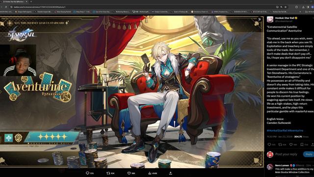AVENTURINE IS COMING IN 2.1! | Honkai: Star Rail смотреть онлайн