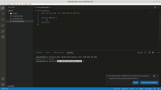 Laravel Envoy (Remote SSH Task Runner) untuk Deploy Website смотреть онлайн