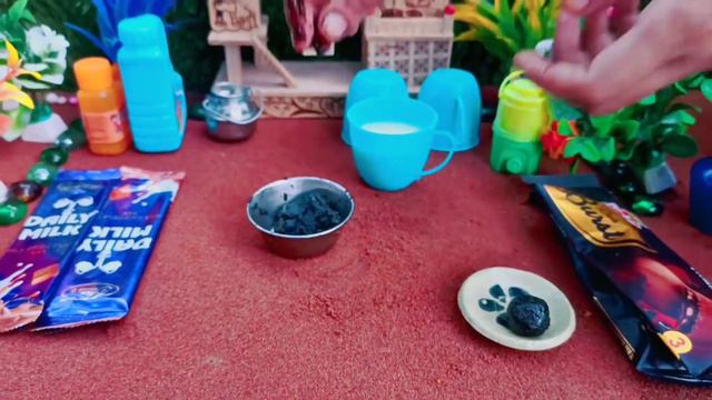 Miniature Dark Fantasy Balls Recipe || Chocolate Biscuits Balls Recipe || Laddu Recipe