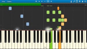 Владимир Шаинский - Когда мои друзья со мной (на пианино Synthesia)