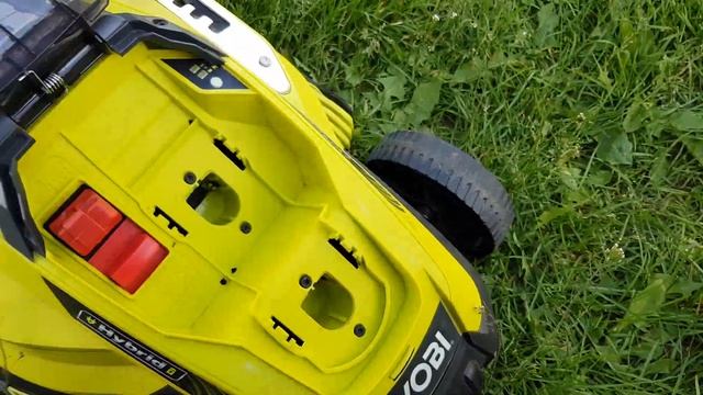 Газонокосилка электрическая гибридная RYOBI OLM 1834H ONE+ смотреть онлайн