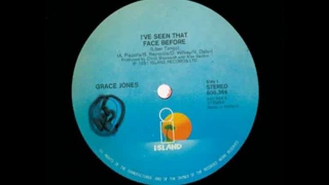 Grace Jones - I'Ve Seen That Face Before 12" maxi single смотреть онлайн