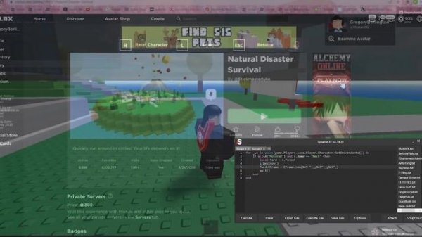 ROBLOX FE Server Crasher Script | ROBLOX EXPLOITING