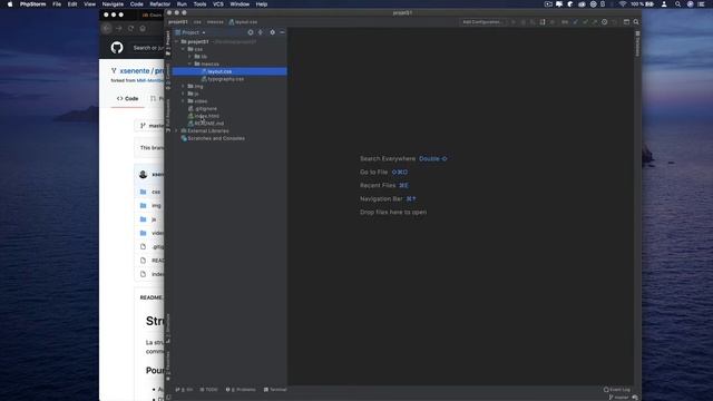 Créer un nouveau projet sur PHPStorm à partir d'un repo Github смотреть онлайн