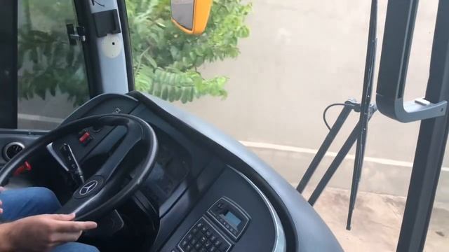 Dirigindo ônibus Marcopolo Paradiso 1200 G7 Mercedes O-500 RS смотреть онлайн