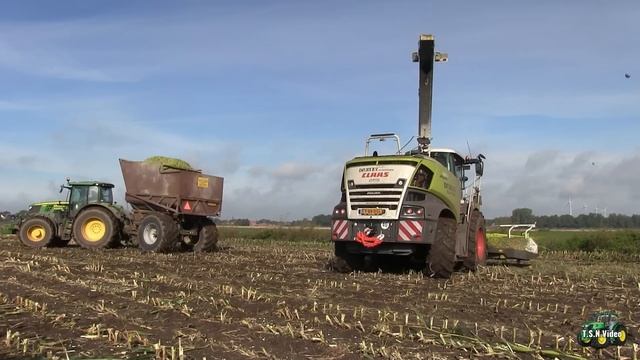 Mais oogst 2022 Claas Jaguar 950 Loonb. Entjes BV Slochteren. смотреть онлайн