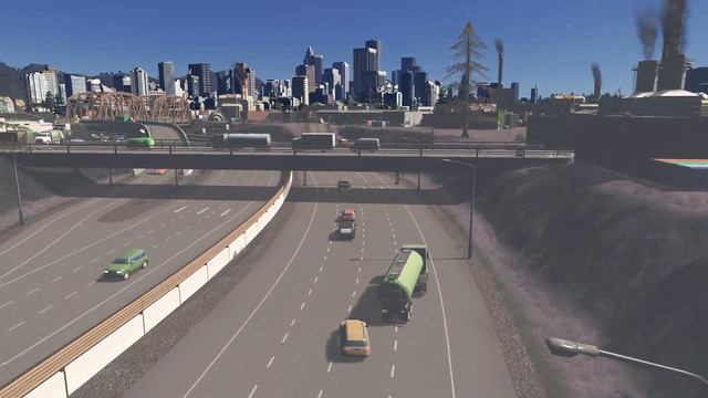City Drive Through Dunswell | Cities Skylines смотреть онлайн