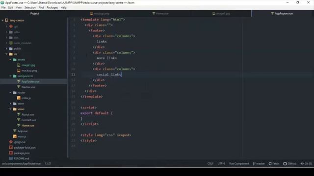 Vuejs Single Page Website - Designing The Home Page | 9 смотреть онлайн