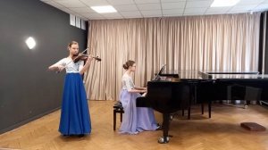 Бухарина Александра фортепиано+скрипка 12 14 соло Луи Клод Дакен Кукушка