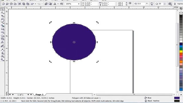 រៀនប្រើ Polygon Tool (y) & Shape Tool (F10) ក្នុង CorelDRAW X3 смотреть онлайн
