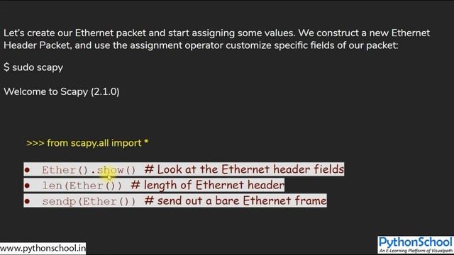 Ethernet Header Crafting | Python Networking Tutorials | Visualpath смотреть онлайн