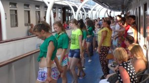 Теплоход "Козьма Минин". Отправление из Усовки, часть 2