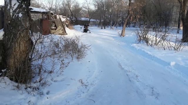 Самодельный снегоход смотреть онлайн