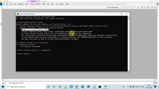 Flutter Installation and Setup in Android Studio on Windows 10 смотреть онлайн