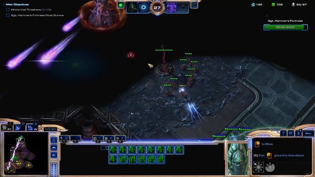 VOID THRASHING! - StarCraft II Co-Op Commanders - Matriarch Vorazun - Hard mode смотреть онлайн