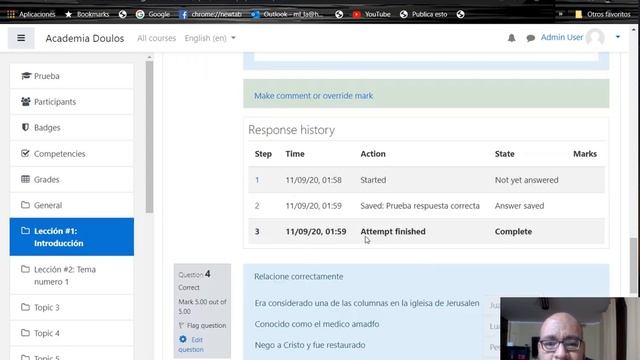 Tutorial Moodle - Sesion 3 (Calificar asignaciones) смотреть онлайн