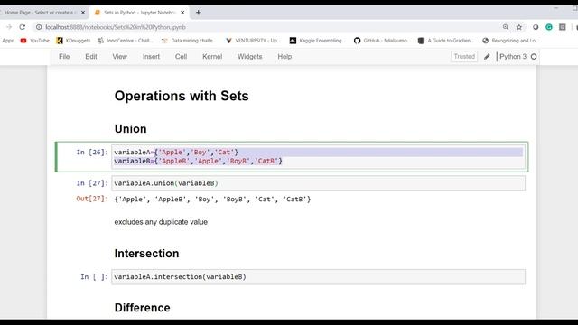 Set in Python : Data Science with Python смотреть онлайн