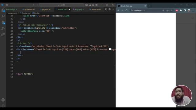 Creating Responsive Navbar via NextJs 13 and Tailwind | Muhammad Khubaib смотреть онлайн
